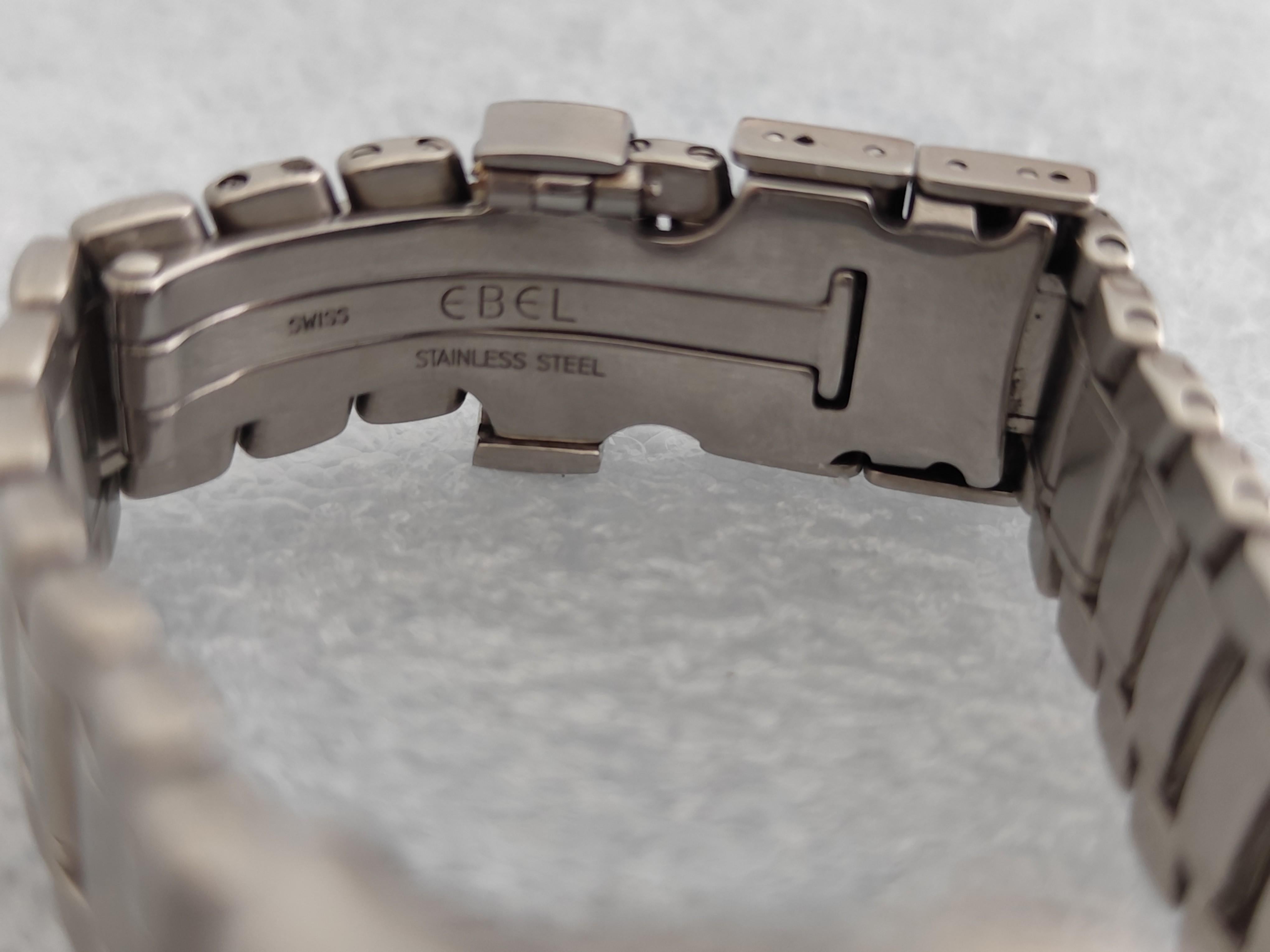 Reloj de acero inoxidable Ebel 1911 Discovery Rare Dial 9087321 en venta 3