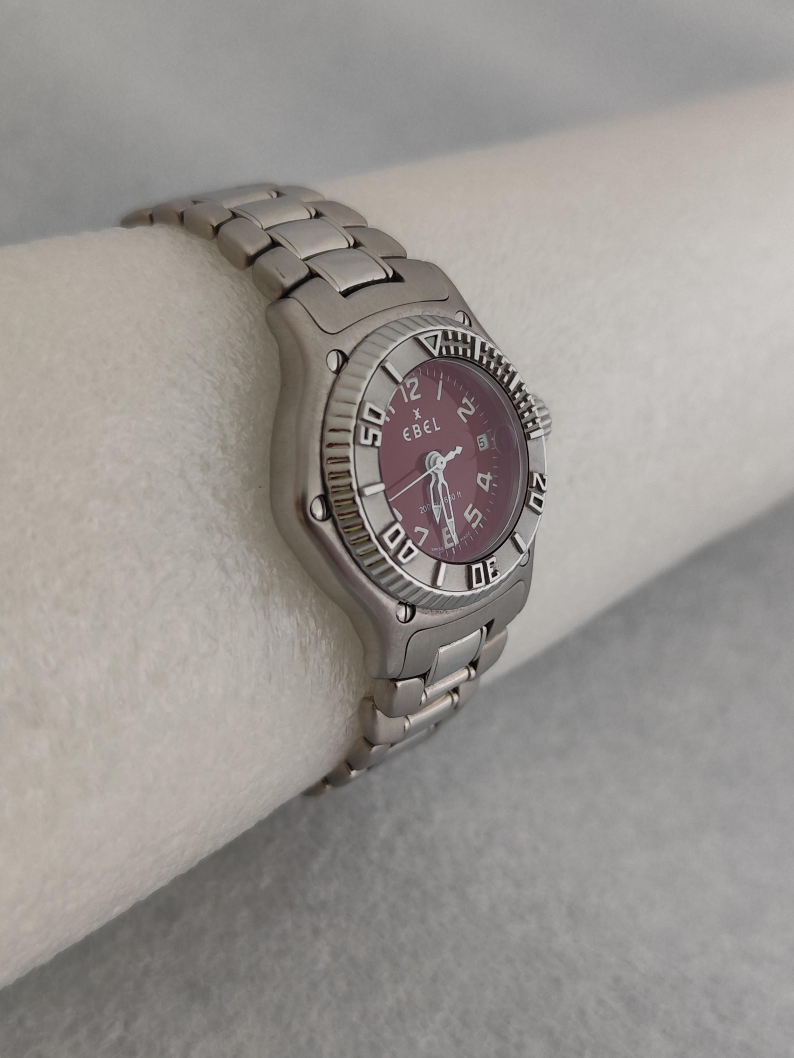 Reloj de acero inoxidable Ebel 1911 Discovery Rare Dial 9087321 en venta 4