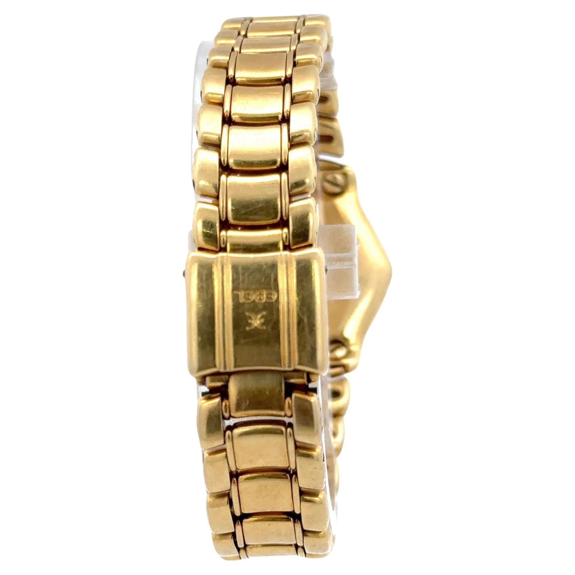 Ebel 1911 Wrist Watch
Movement: Quartz
Closure: Deployant
18 Karat Yellow Gold
Swiss Made