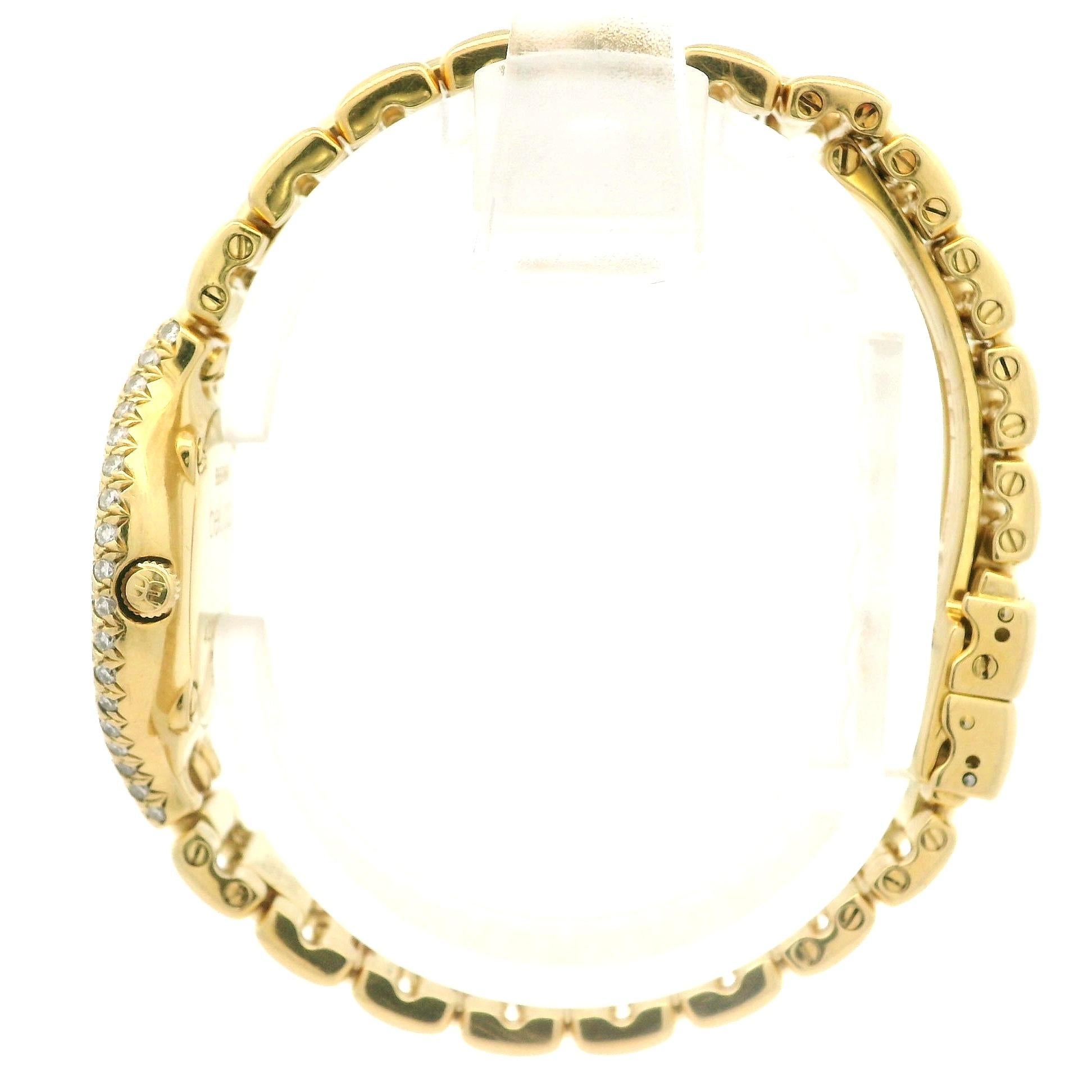 Ebel Beluga 18k Gold 24mm Mother of Pearl Diamond Watch Bracelet Ref. 866969 For Sale 1