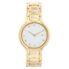 Ebel Beluga 18k Yellow Gold Men's/Ladies 32mm Midsize Quartz Watch 884960