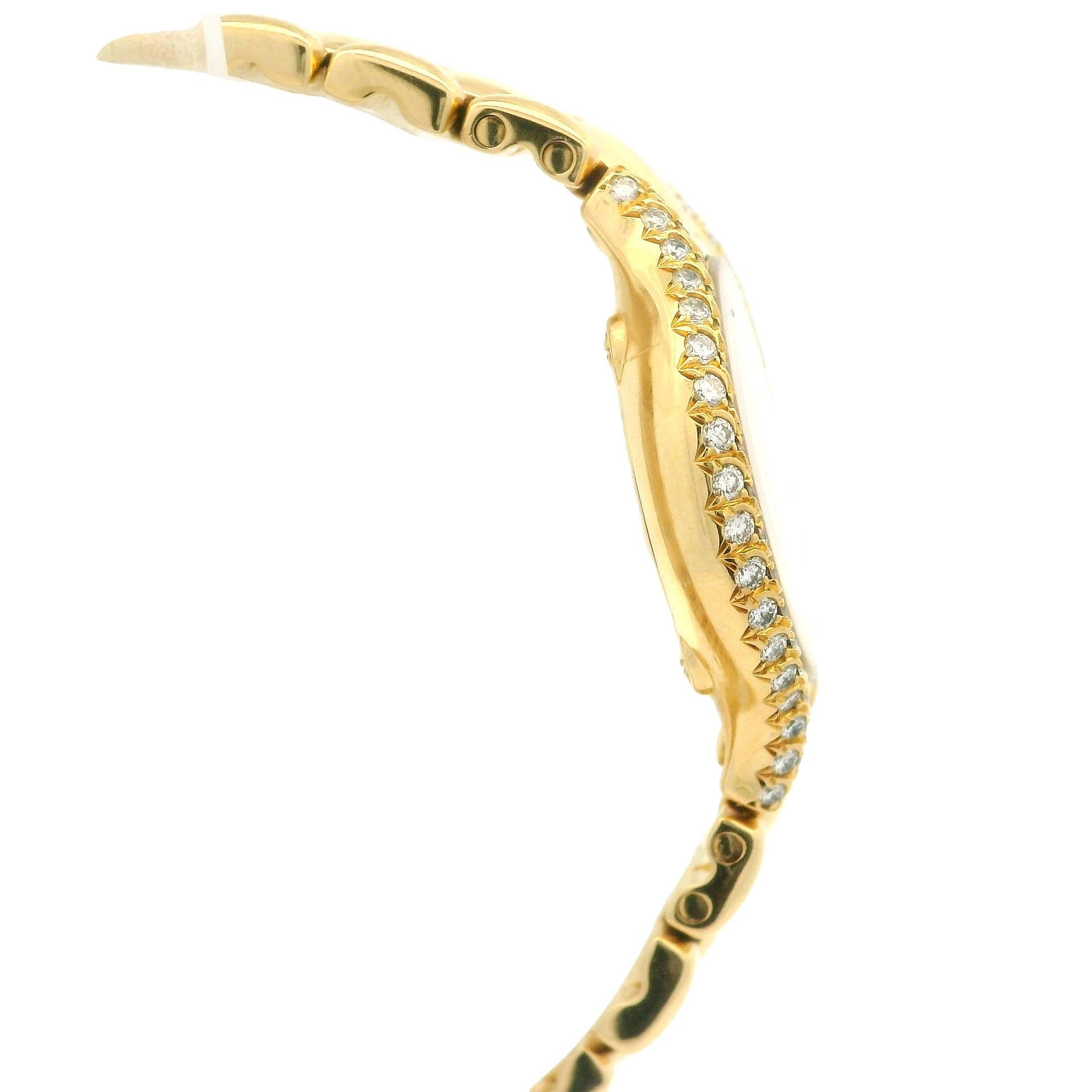 Ebel Beluga Orologio da polso in oro giallo 18k Madreperla Quadrante con diamanti 42110987 in vendita 4