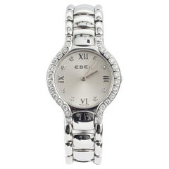 Ebel Beluga .44 Carat Diamond Stainless Steel Ladies Wristwatch