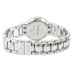 Ebel Beluga E9157421 Womens Quartz Watch Silver Dial Stainless Steel