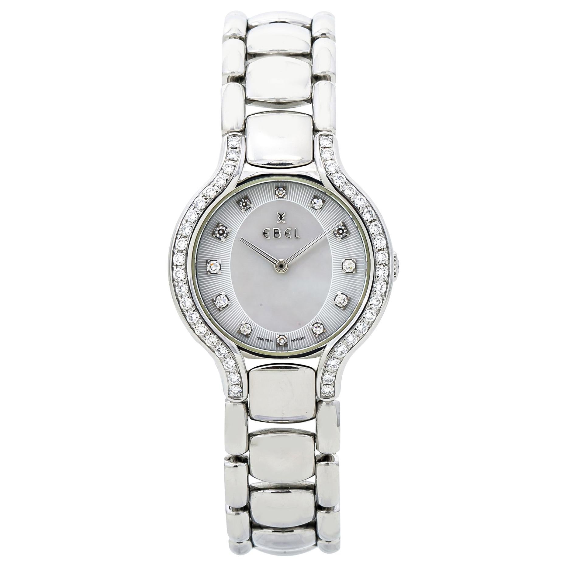 Ebel Beluga E9157428-20, Mother of Pearl Dial, Certified