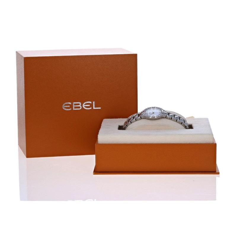 Ebel Beluga Madreperla Diamante Orologio da Donna 9976418-20 Quarzo 1 Anno di Garanzia in vendita 3