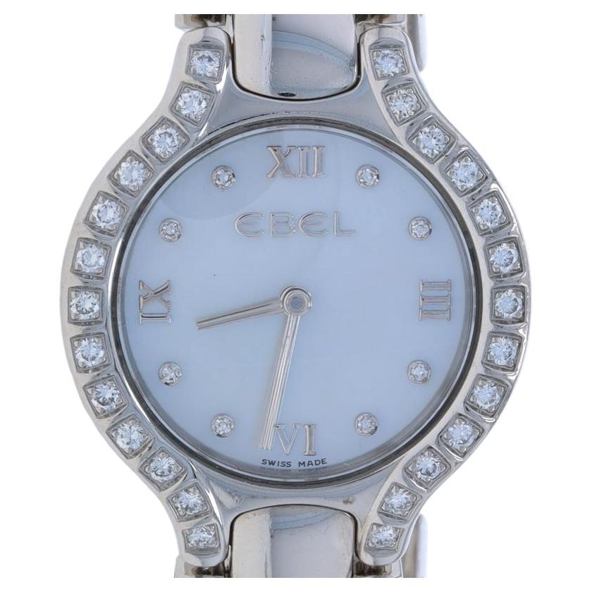 Ebel Beluga Mother of Pearl Diamond Ladies Watch 9976418-20 Quartz 1 Yr Wnty