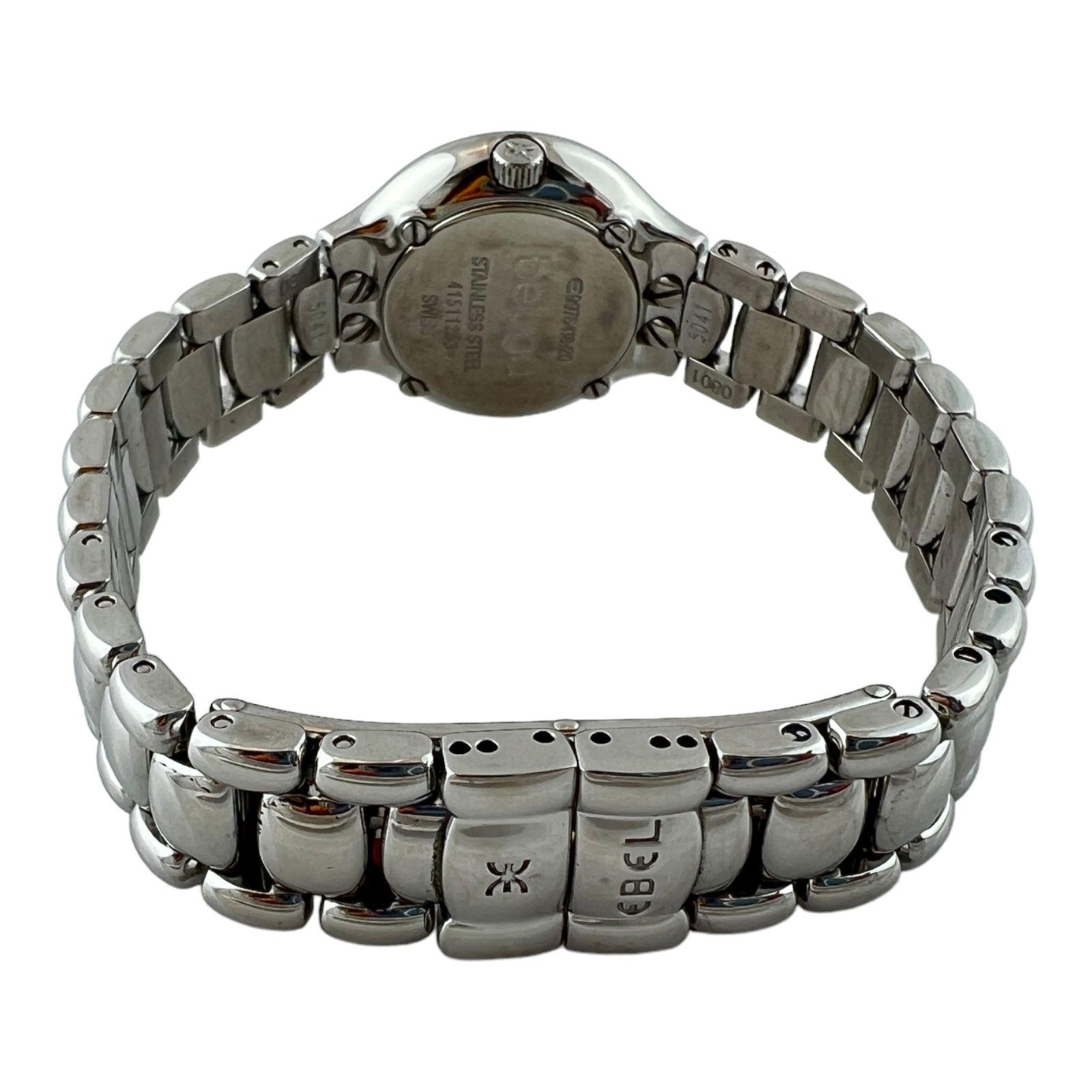 Ebel Beluga Mother of Pearl Diamond Stainless Steel Ladies Watch 4