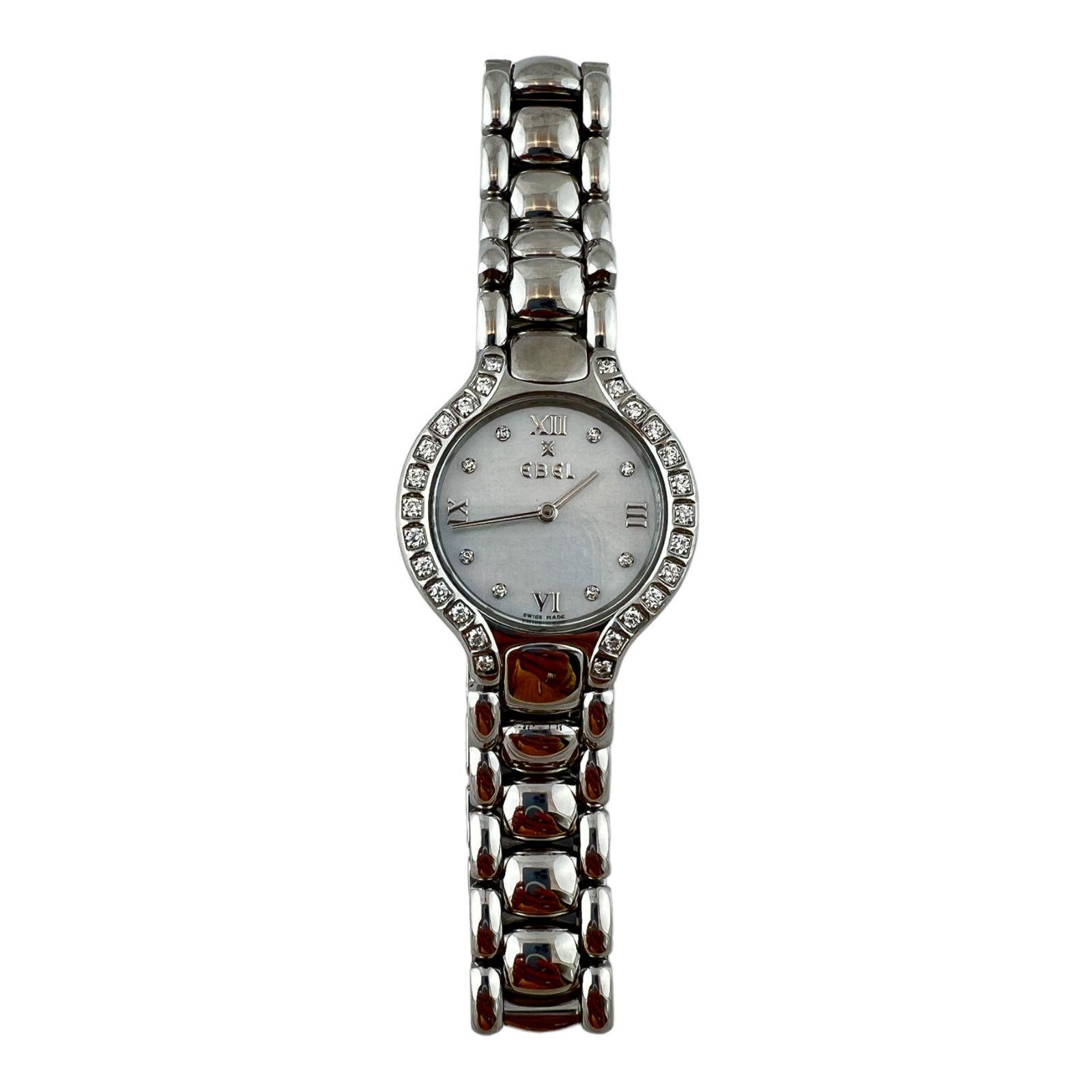 ebel beluga watch mother of pearl