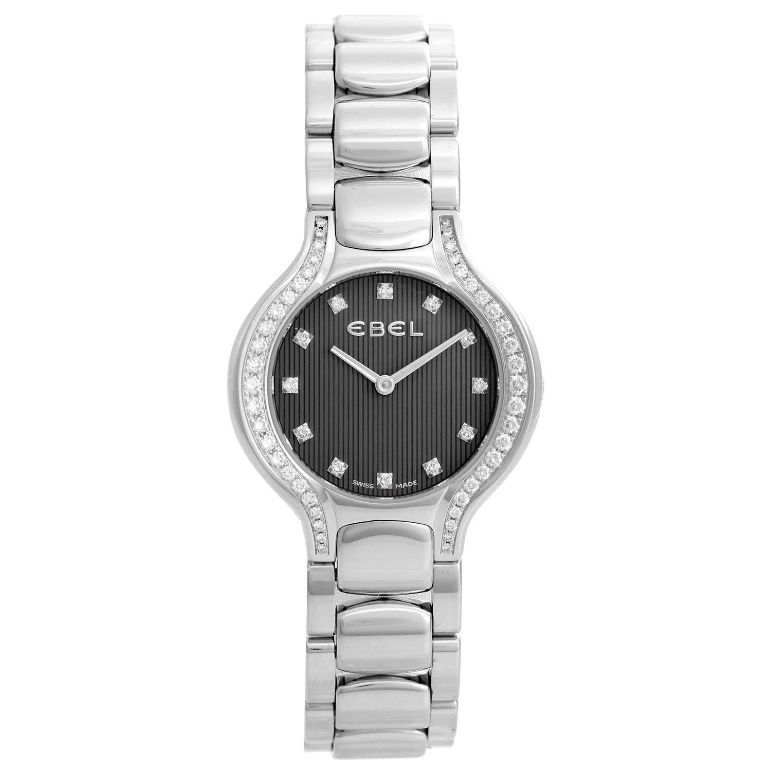 Ebel Beluga Stainless Steel and Diamond Ladies Watch 1215856