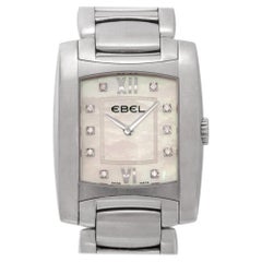 Ebel Brasilia Chronograph a125087, White Dial, Certified