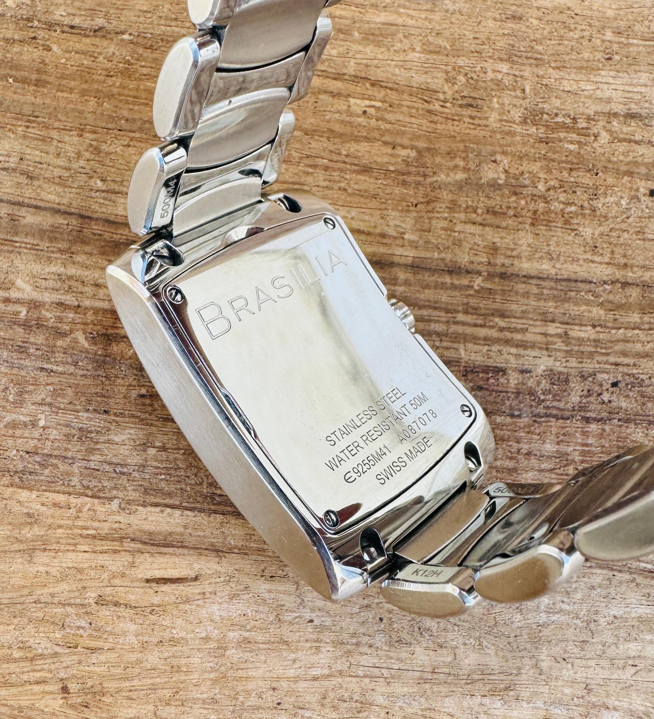Ebel Brasilia E9255M41 Stainless Steel 33mm Watch Full Set For Sale 1