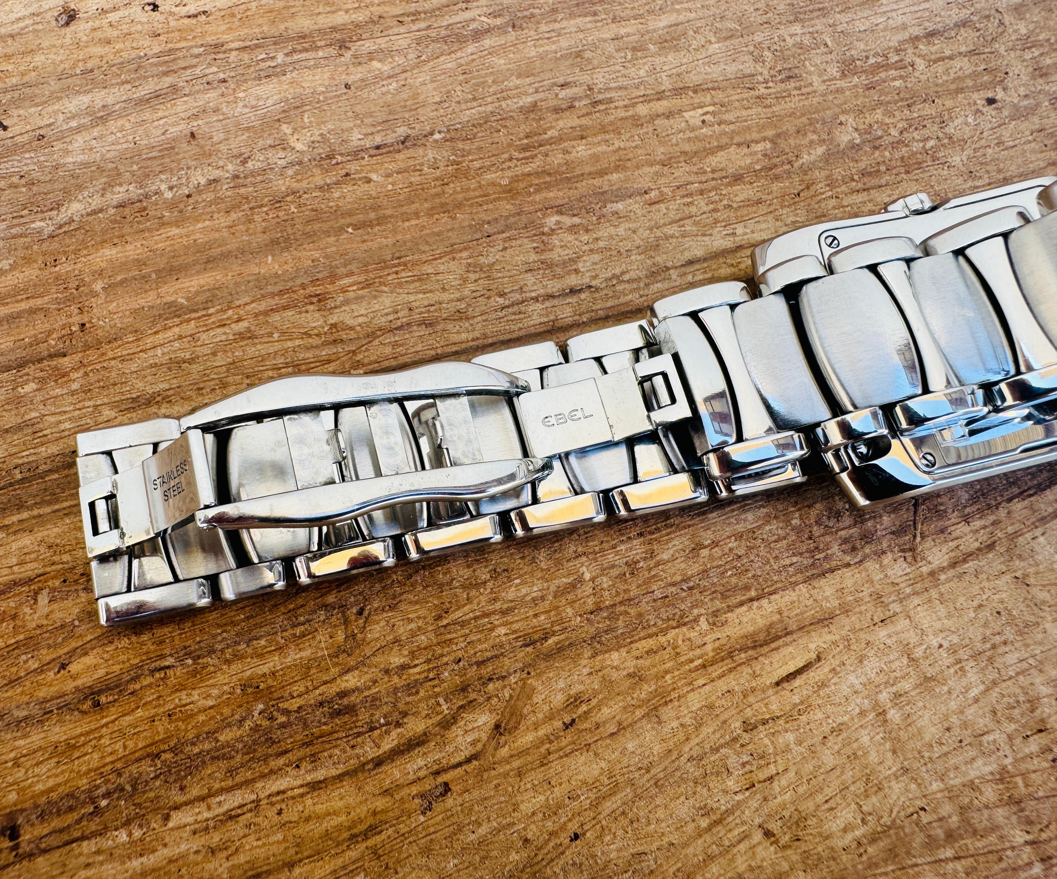 Ebel Brasilia E9255M41 Stainless Steel 33mm Watch Full Set For Sale 4