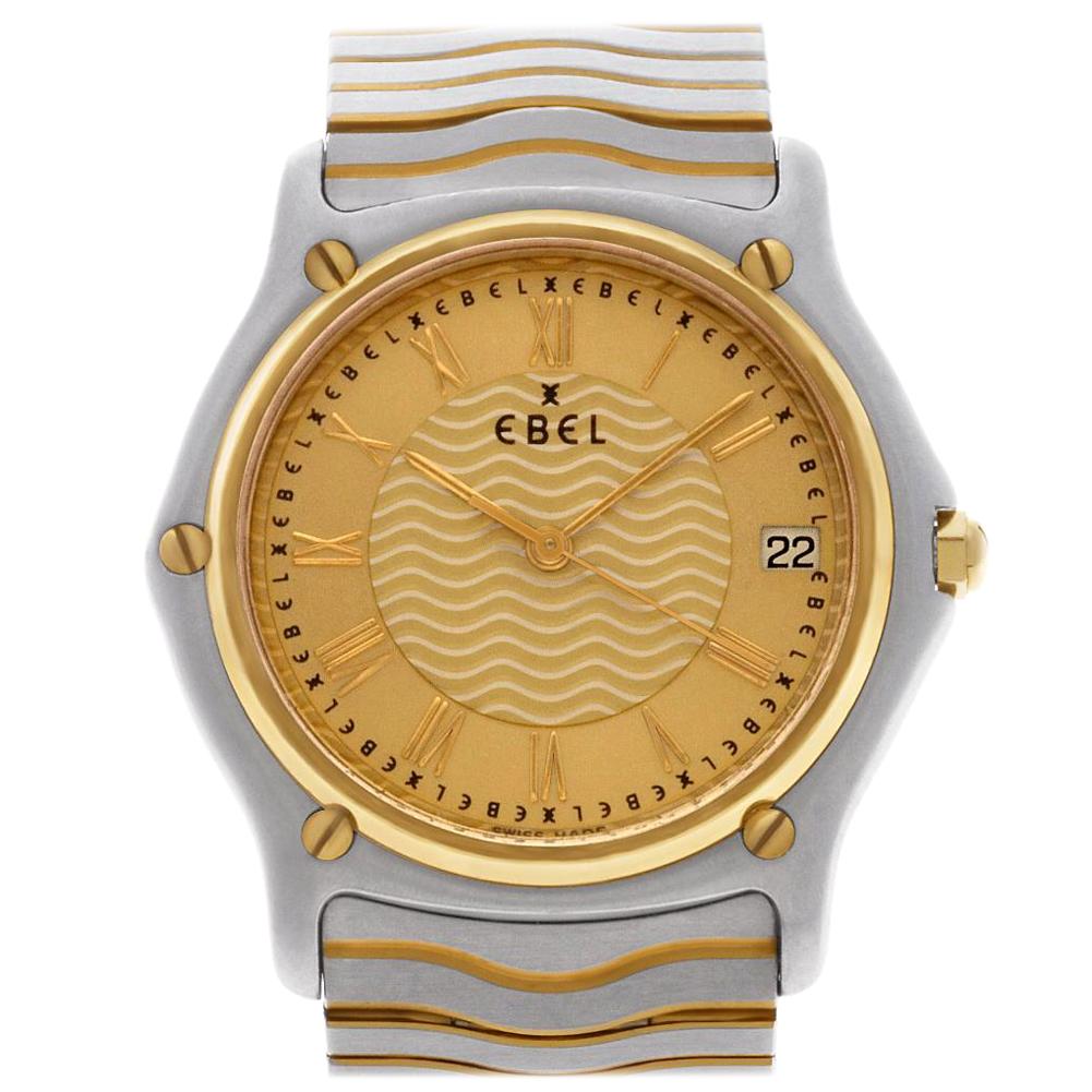 Ebel Classic 1187f41, Gold Dial, Certified and Warranty For Sale