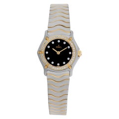 Ebel Classic Reloj de pulsera de cuarzo de oro de 18 quilates y acero inoxidable Ref 181033371