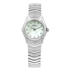 Ebel Classic Mini Steel Mother of Pearl Dial Quartz Ladies Watch 9003f11/9425