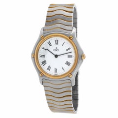 Ebel Classic Wave 12976 Stainless Steel White Dial Quartz Watch