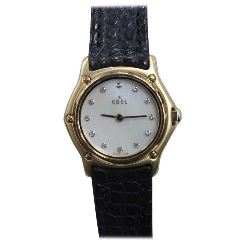 Ebel Classic Wave Steel and Gold Ladies Watch at 1stDibs | ebel wave ...