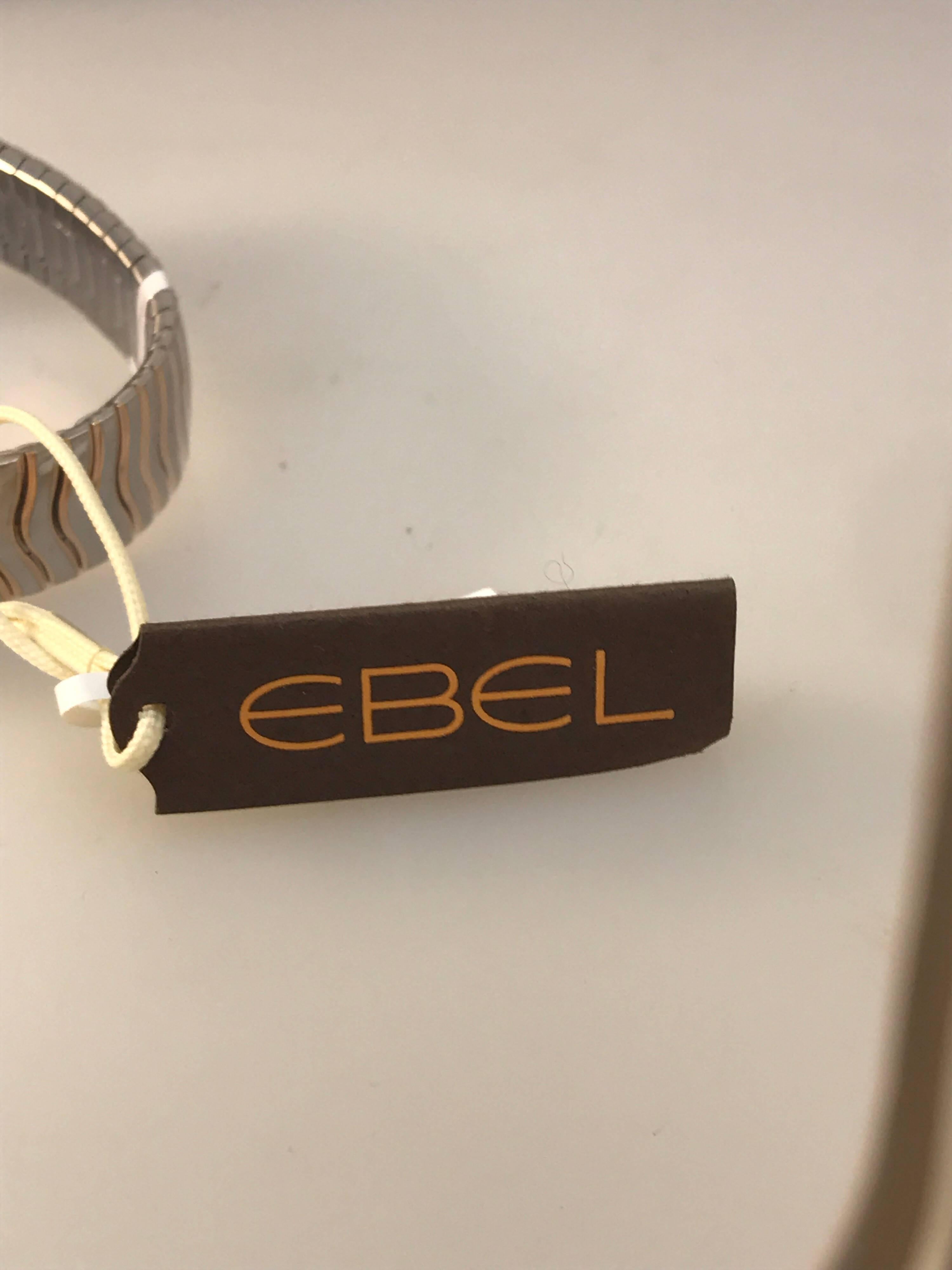Ebel Classic Wave Gold and Stainless Steel Automatic Ladies Watch 1215926 New For Sale 6