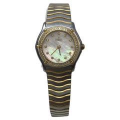 Ebel Classic Wave Reloj Señora Acero 18k Oro y Diamantes