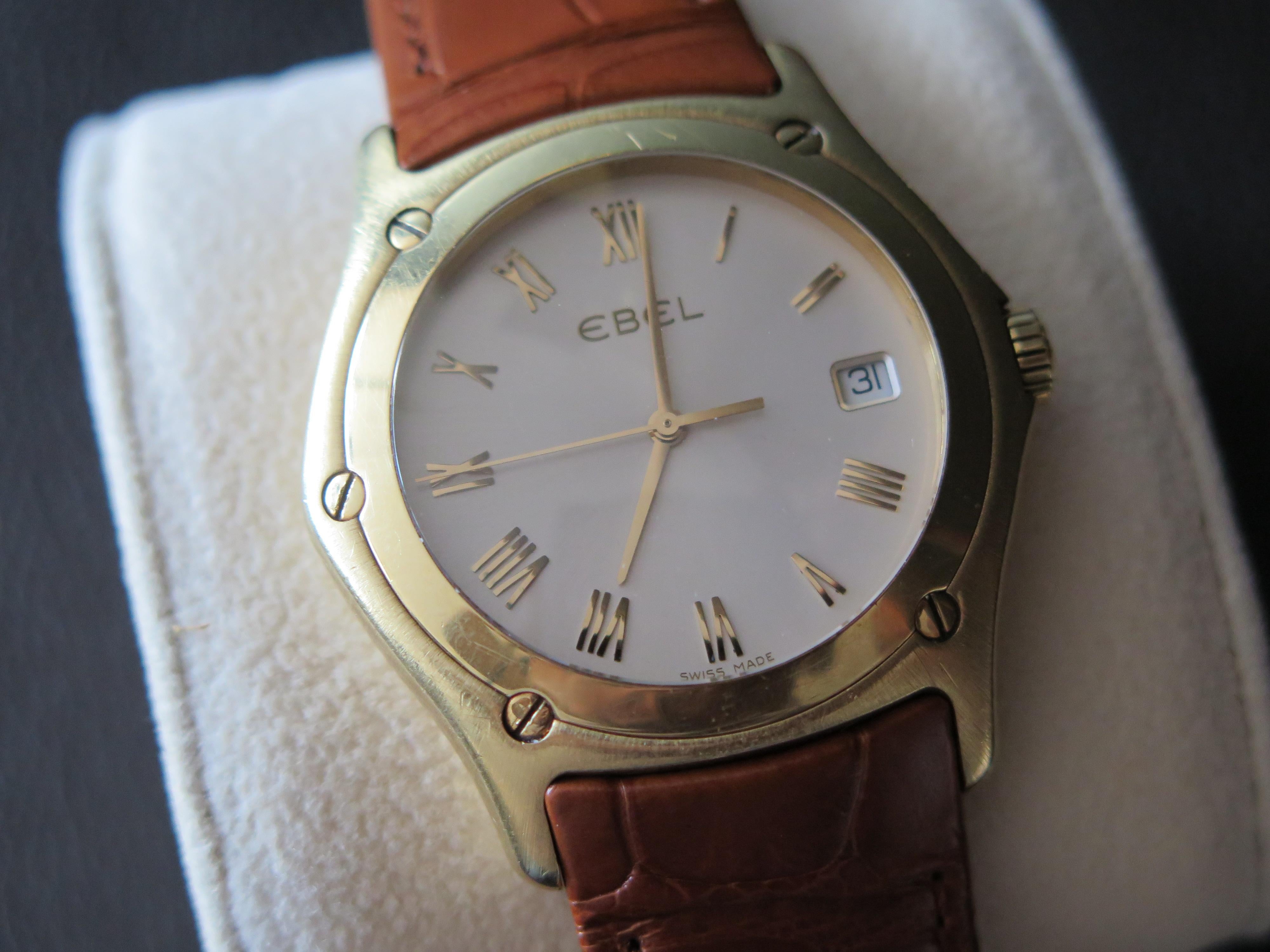 Ebel Classic Wave Senior 8187F41 18K Gold 8