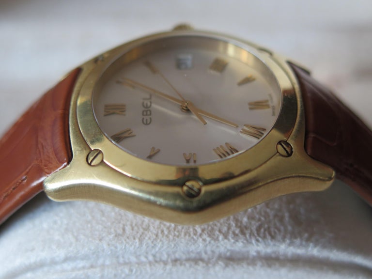 Ebel Classic Wave Senior 8187F41 18K Gold at 1stDibs