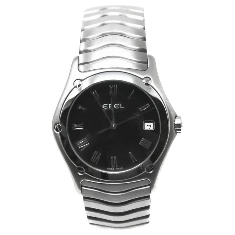 Ebel Classic Wave Senior TwoTone Mens Swiss Watch 1187F41 Certified