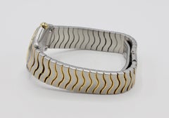 Ebel Classic Wave Stainless Steel and Gold Diamond Ladies Watch