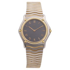 Reloj de cuarzo Ebel Classic Wave de acero inoxidable para hombre Ref. 181909