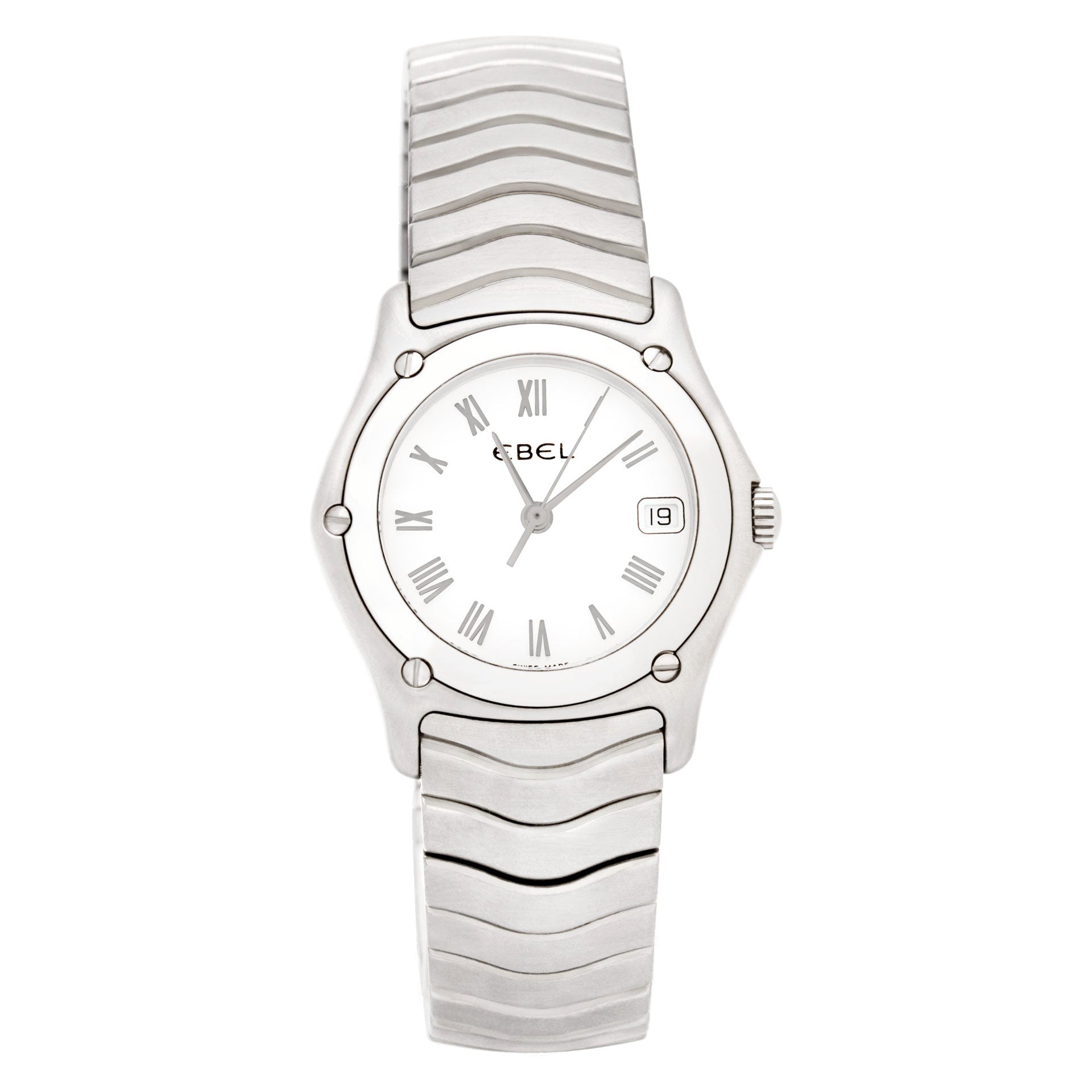 Reloj Ebel Classic Wave Ref 9087F21 Caja de acero inoxidable Cuarzo