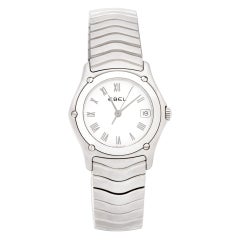 Ebel Classic Wave Watch Ref 9087F21 Stainless Steel Case Quartz