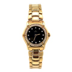 Ebel Diamond Yellow Gold Swiss Watch