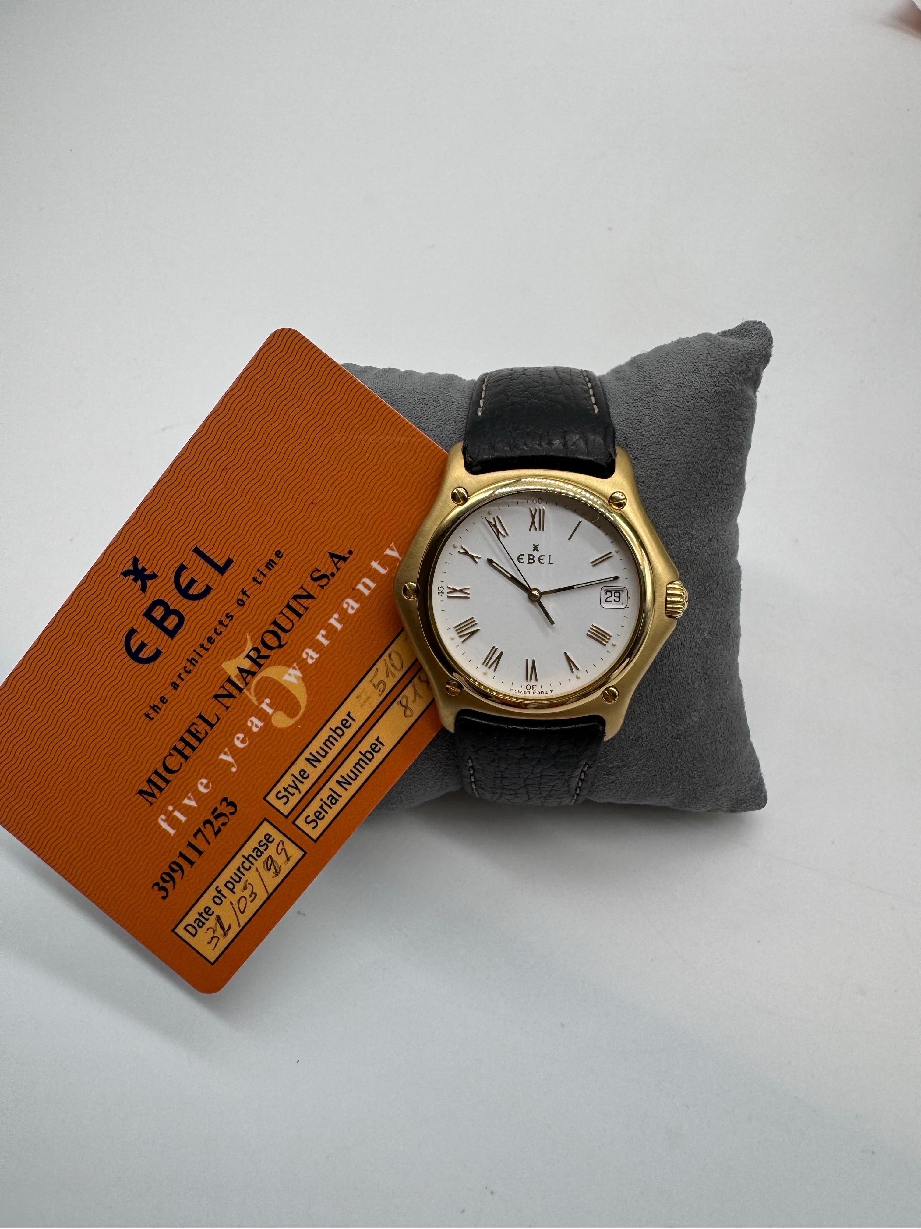 Ebel Discovery 1911 Orologi d'oro 18 carati in vendita 5