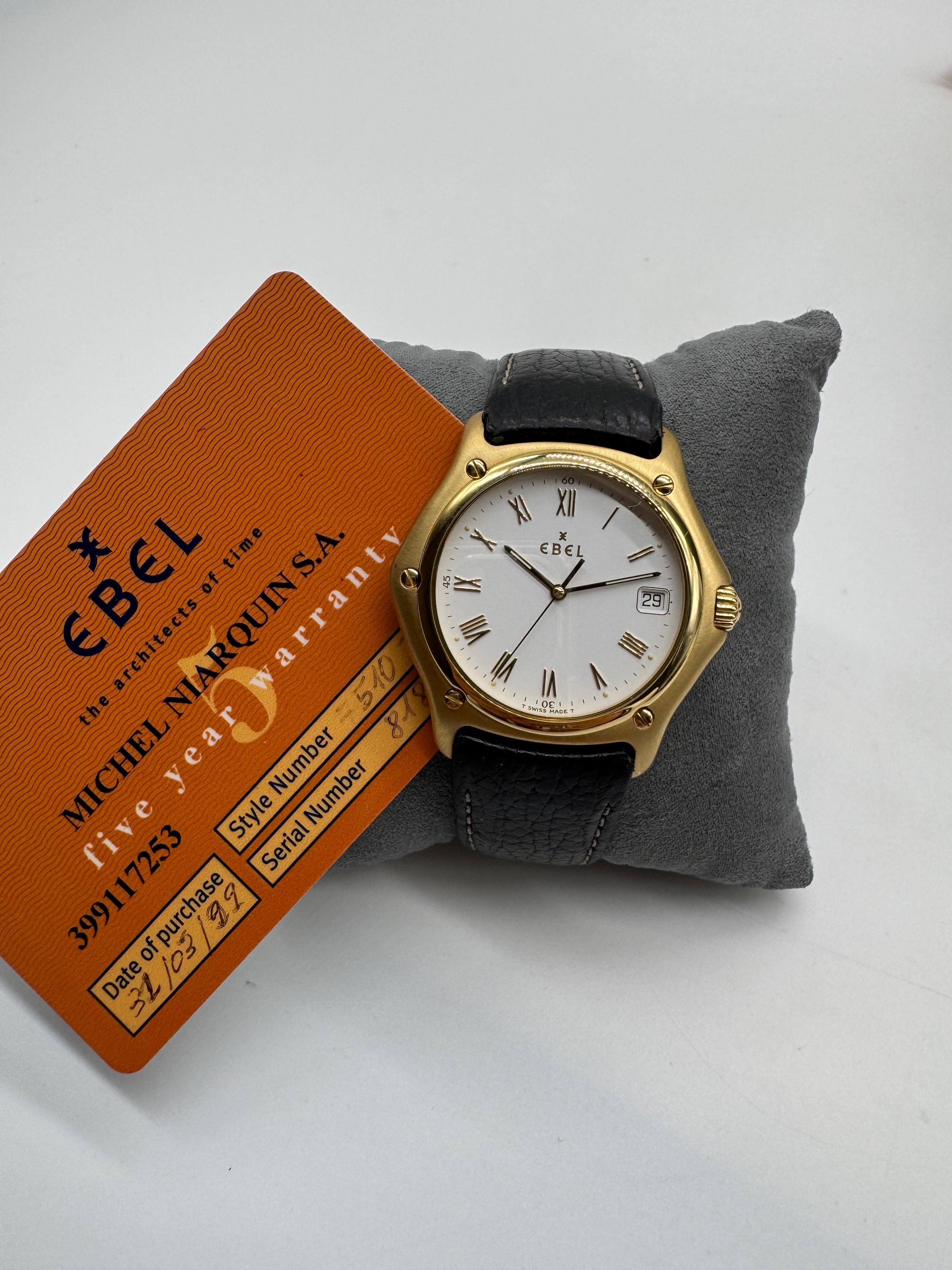Ebel Discovery 1911 Orologi d'oro 18 carati in vendita 4