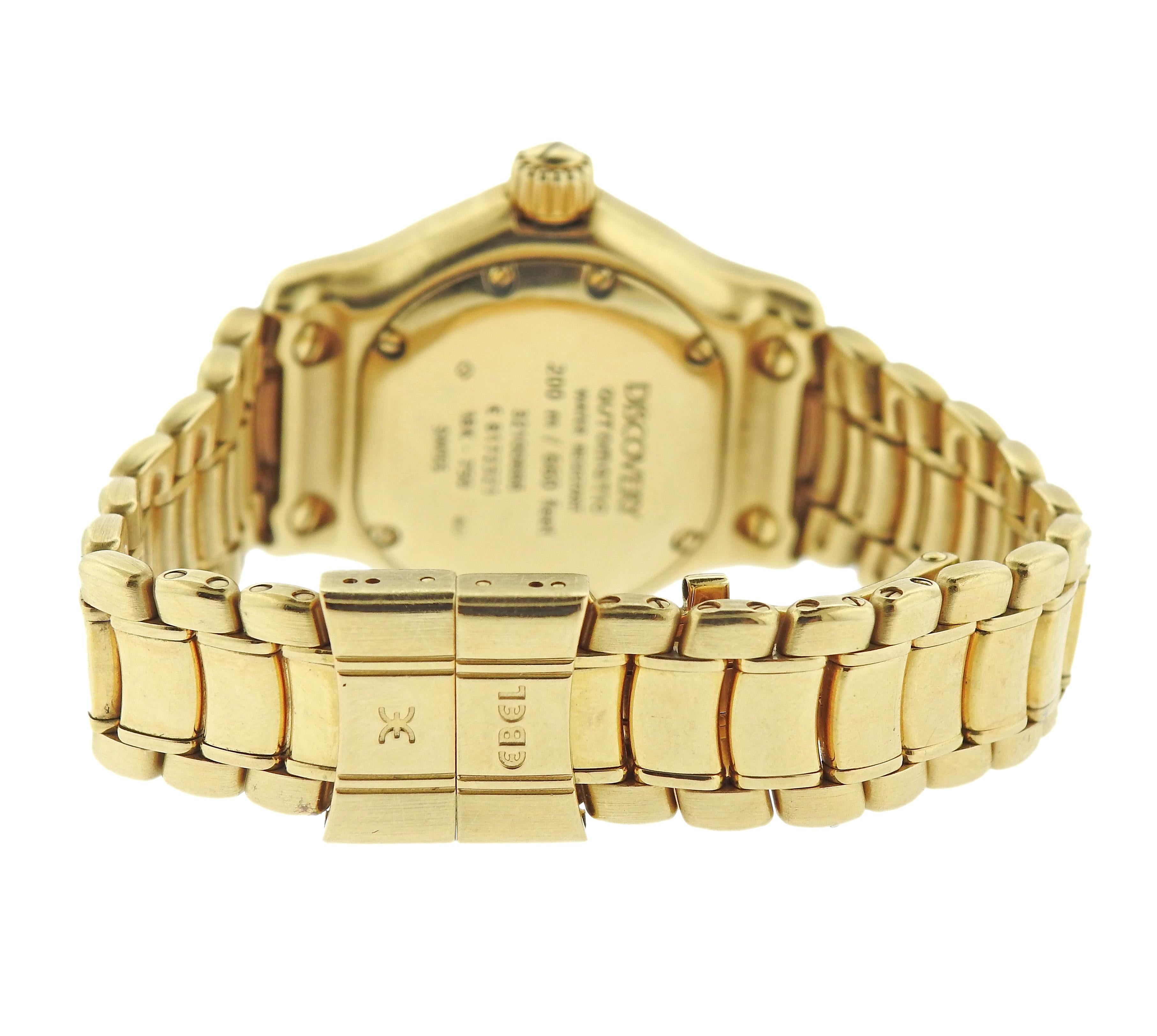 ebel gold watch 18k