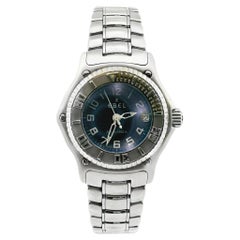 Ebel Discovery Blue Dial Quartz Stainless Steel Swiss Made Ladies Watch