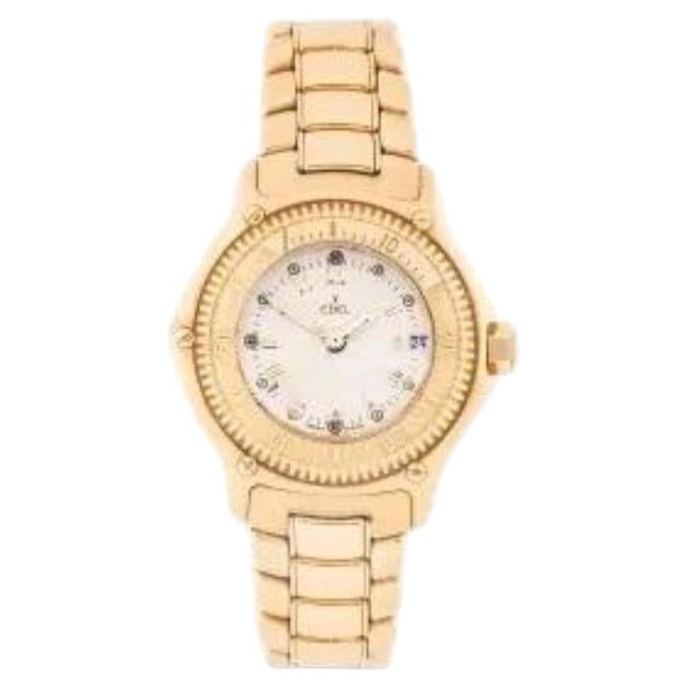 Ebel “Discovery” Lady’s Diver — 18K Gold, Rotating Bezel, Quartz (30 mm) For Sale