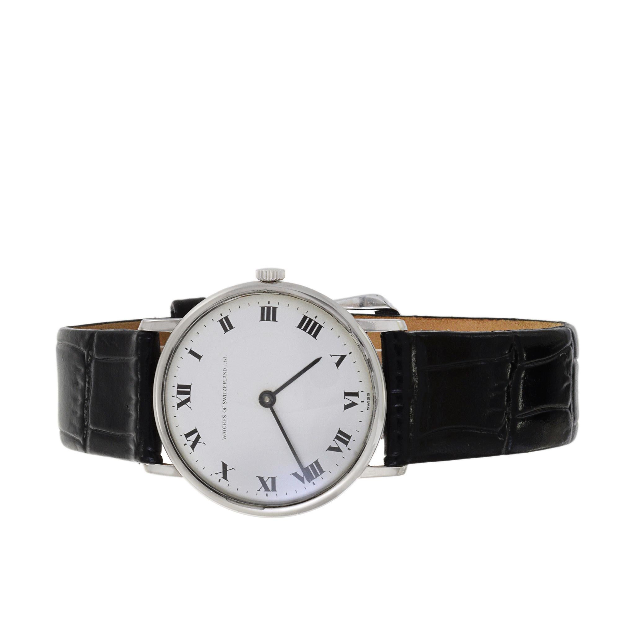  Ebel pour Watches of Switzerland Calatrava RARE Unisexe 