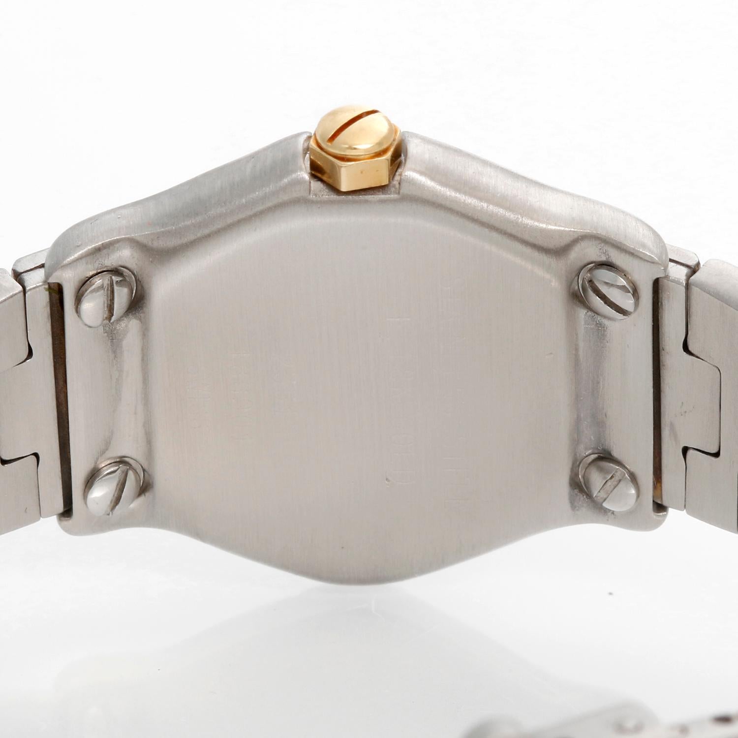 Women's Ebel Ladies 2-Tone Mother of Pearl Diamond Wave Watch