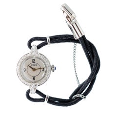 Ebel Ladies Platinum Art Deco Dress Style Montre des années 1930 Faite à la main de haute qualité