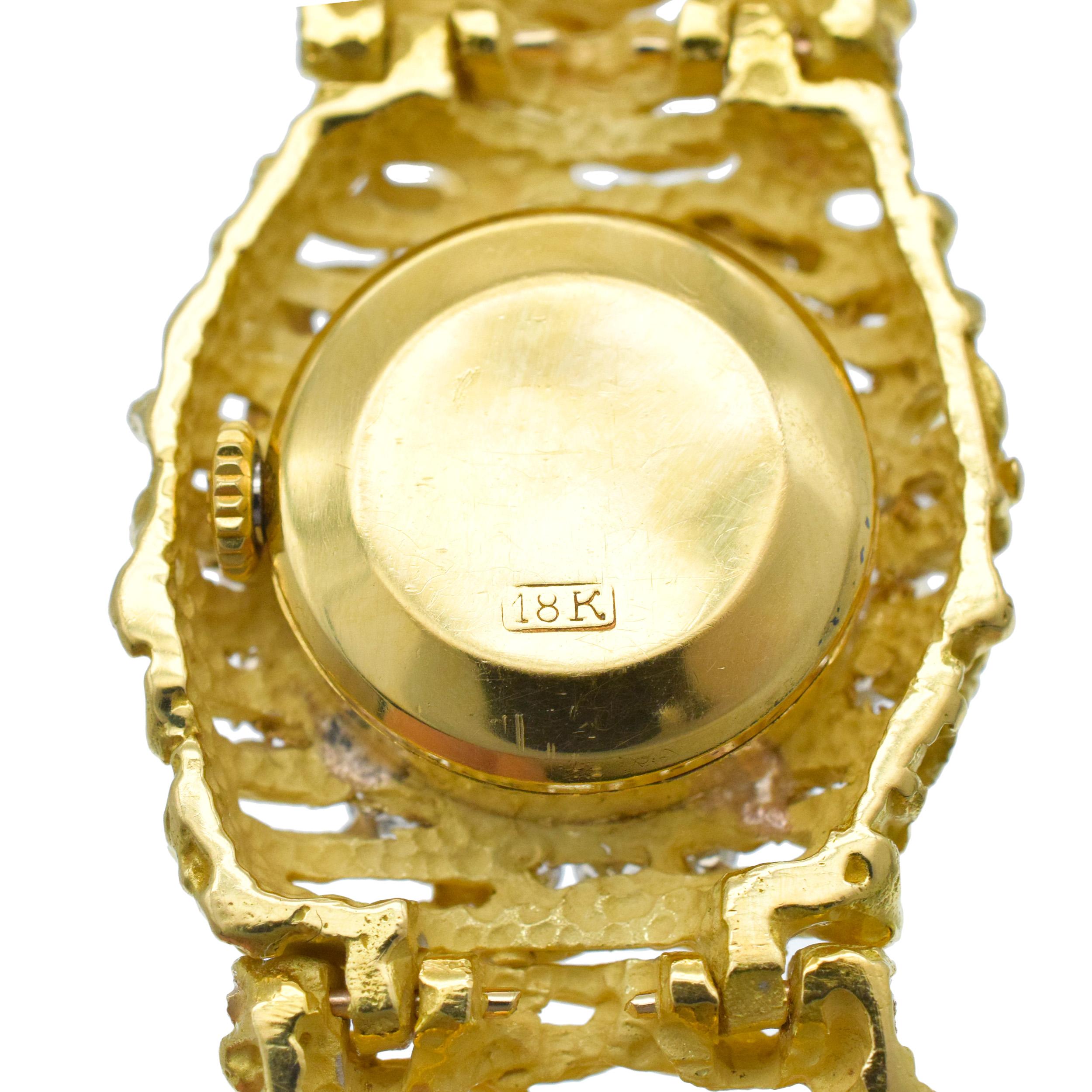 Reloj de pulsera Ebel Lady de oro y diamantes en 18k en venta 5