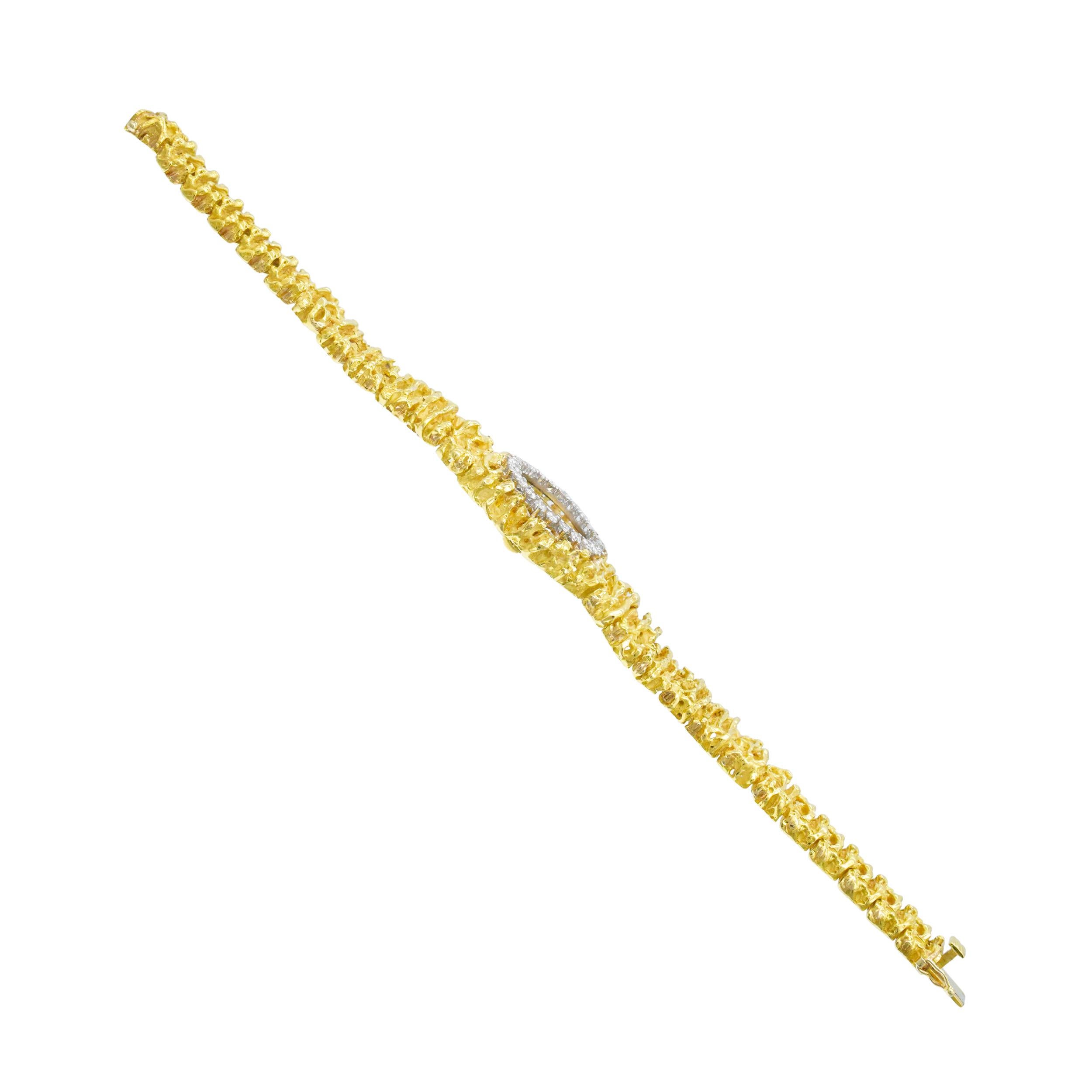 Reloj de pulsera Ebel Lady de oro y diamantes en 18k en venta 7