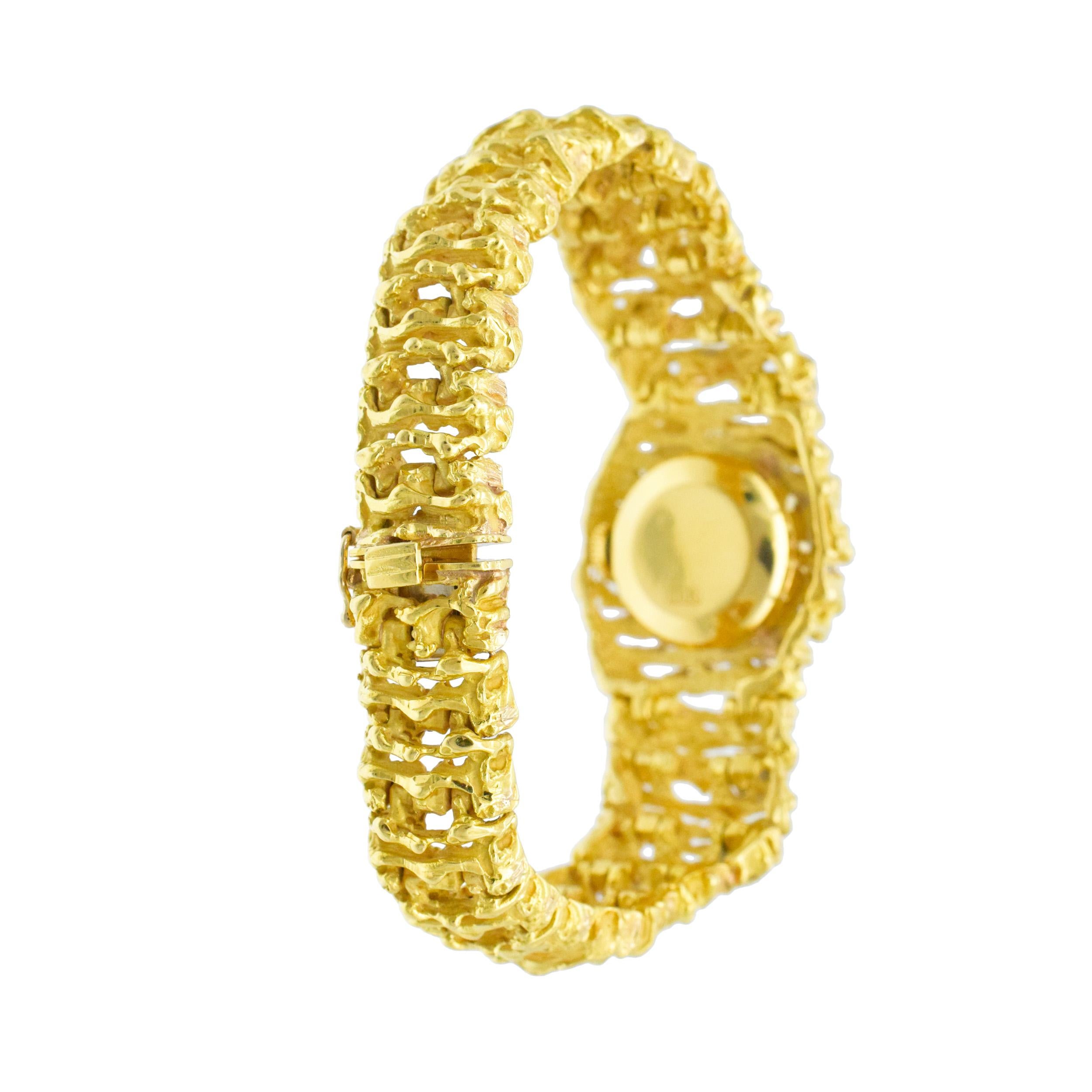 Reloj de pulsera Ebel Lady de oro y diamantes en 18k en venta 3