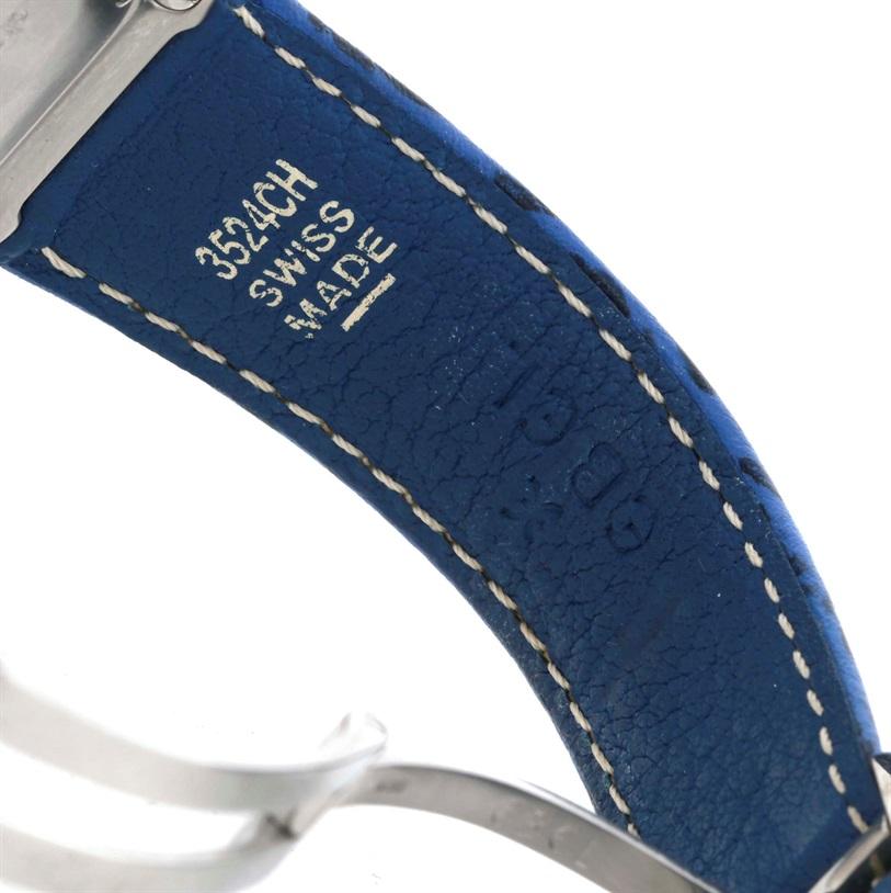 Ebel Le Modulor Automatic Chronograph Blue Strap Watch 9137241 Box Papers For Sale 1