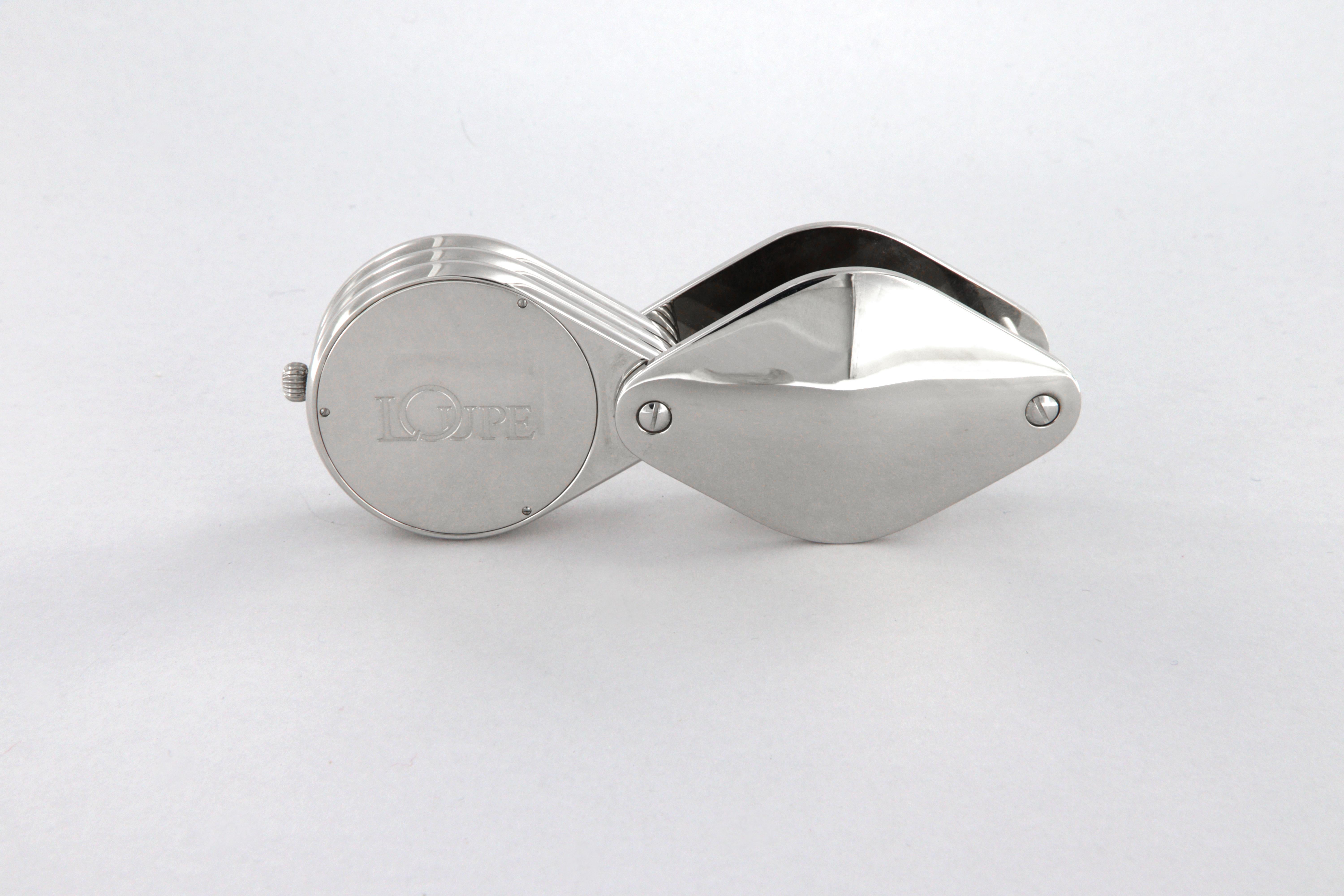 Moderno Ebel loupe orologio da viaggio e da tavolo con sveglia al quarzo nuovo in vendita