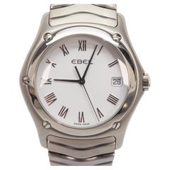 Vintage Ebel Men's Classic Stainless Steel Wrist Watch Model E9187F41