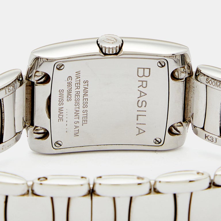 Ebel Mother Of Pearl Diamond Stainless Steel Brazilia E9976M2S