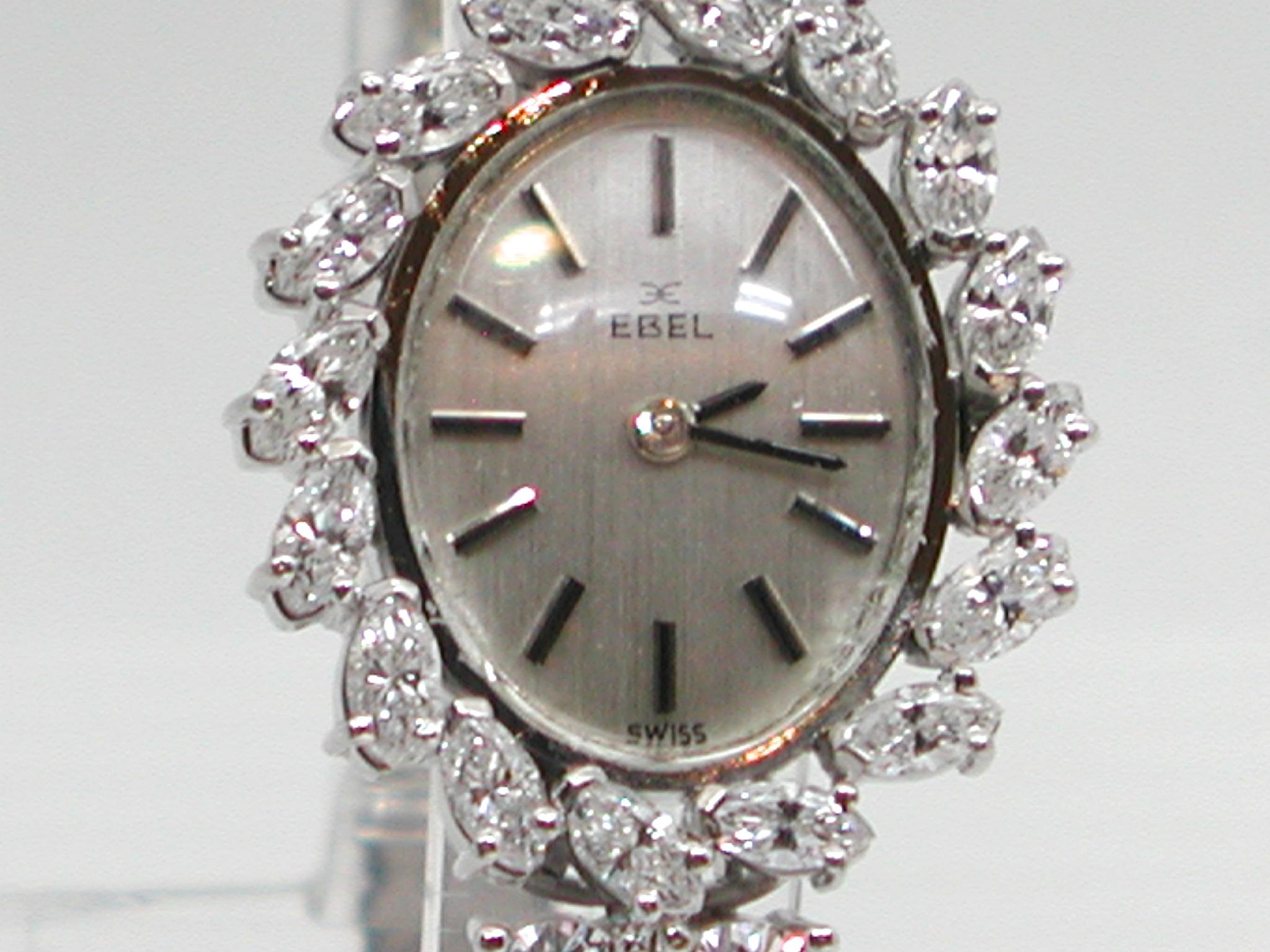 tennis bracelet with watch