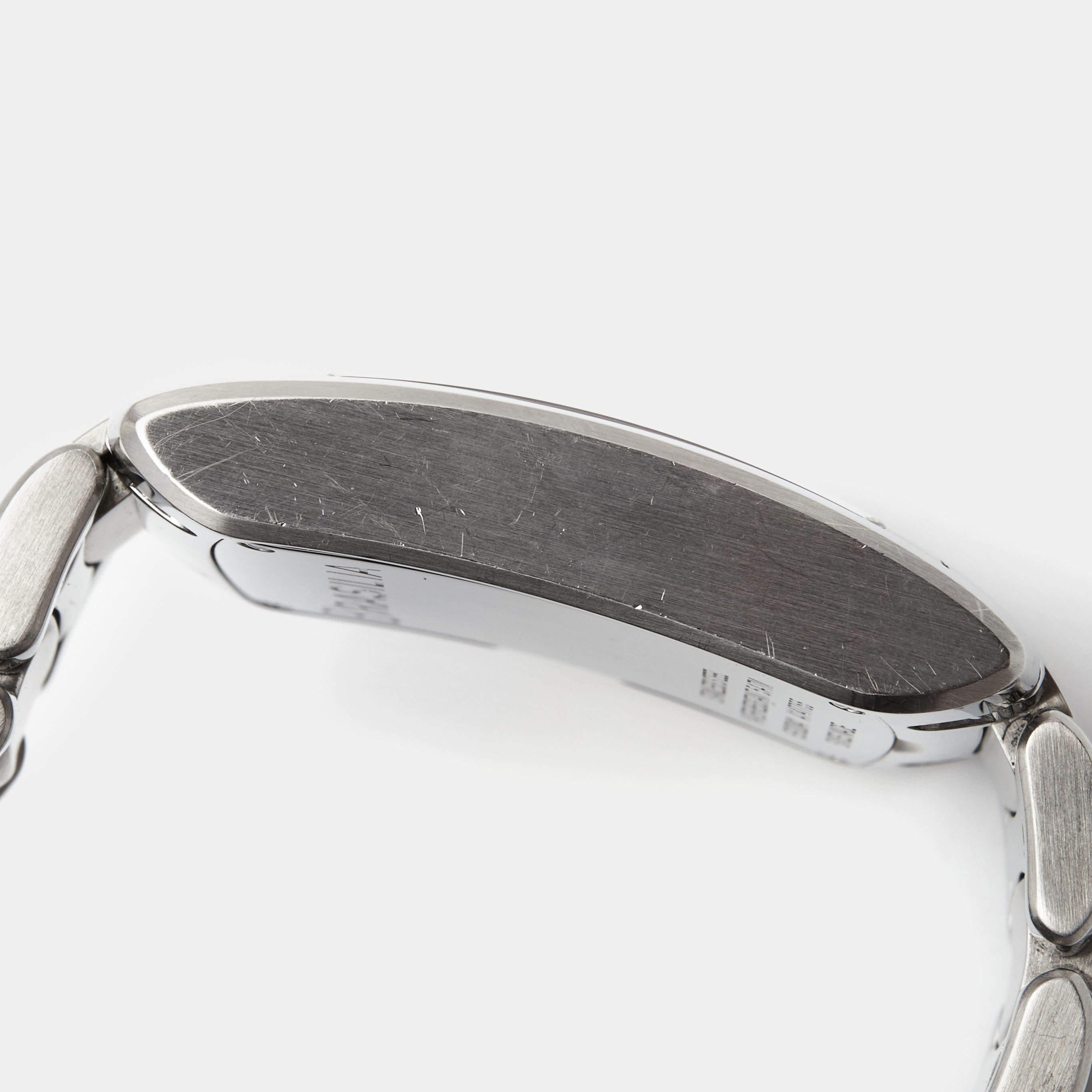 Ebel Silver Stainless Steel Brasilia 9120M41/62500 Men's Wristwatch 33 mm 3