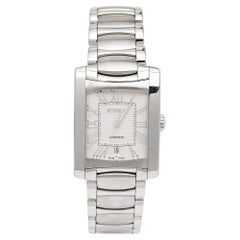 Ebel Silver Stainless Steel Brasilia 9120M41/62500 Men's Wristwatch 33 mm
